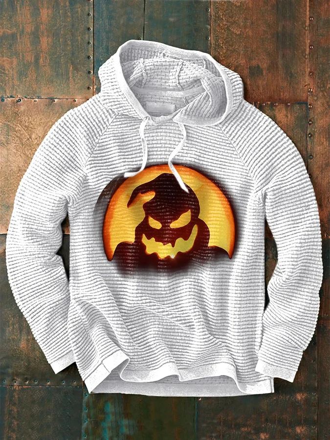Casual Halloween Print Long Sleeve Sweatshirt