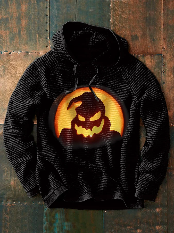 Casual Halloween Print Long Sleeve Sweatshirt