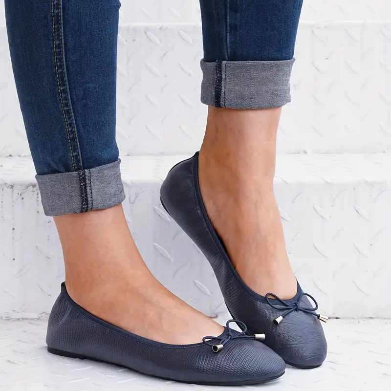 🔥Last Day 49% OFF -Comfy Women's Bow Ballet Flats with Anti-Slip Sole