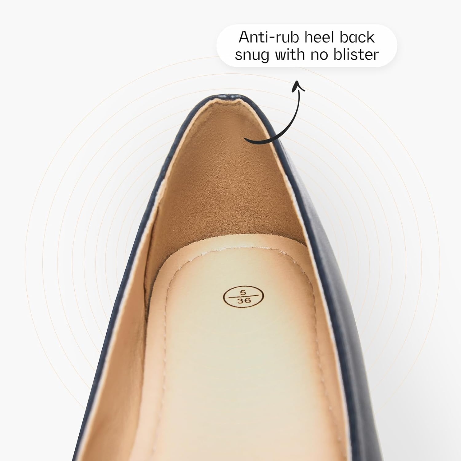 Flats for Women Dressy Comfortable Flats Shoes Womens Black Flats Leather Work Ballet Flats Round Toe Dress Shoes