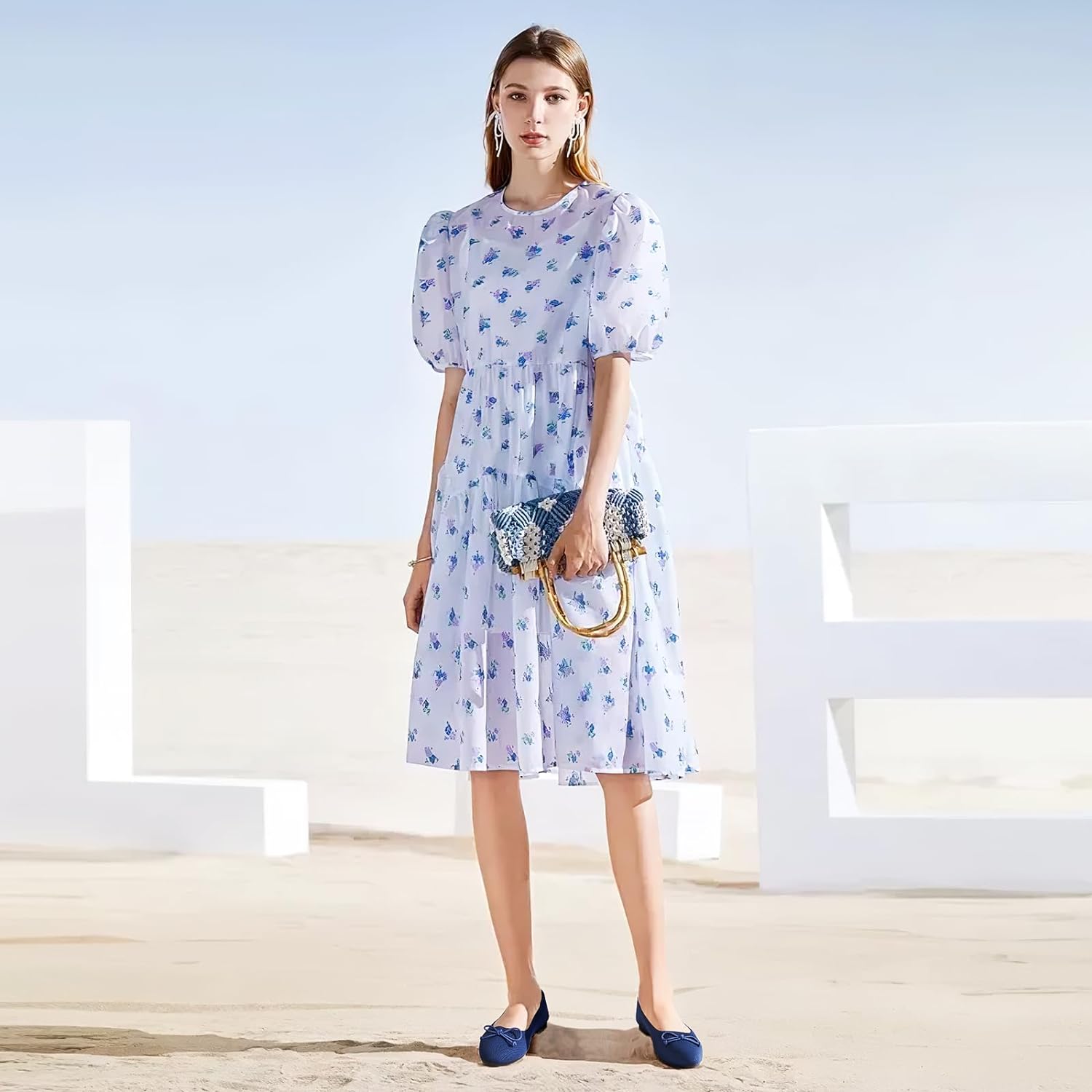 Women's Flats Black Flats Shoes Pointed Toe Ballet Flats Comfortable Bow Girls Flats Dressy