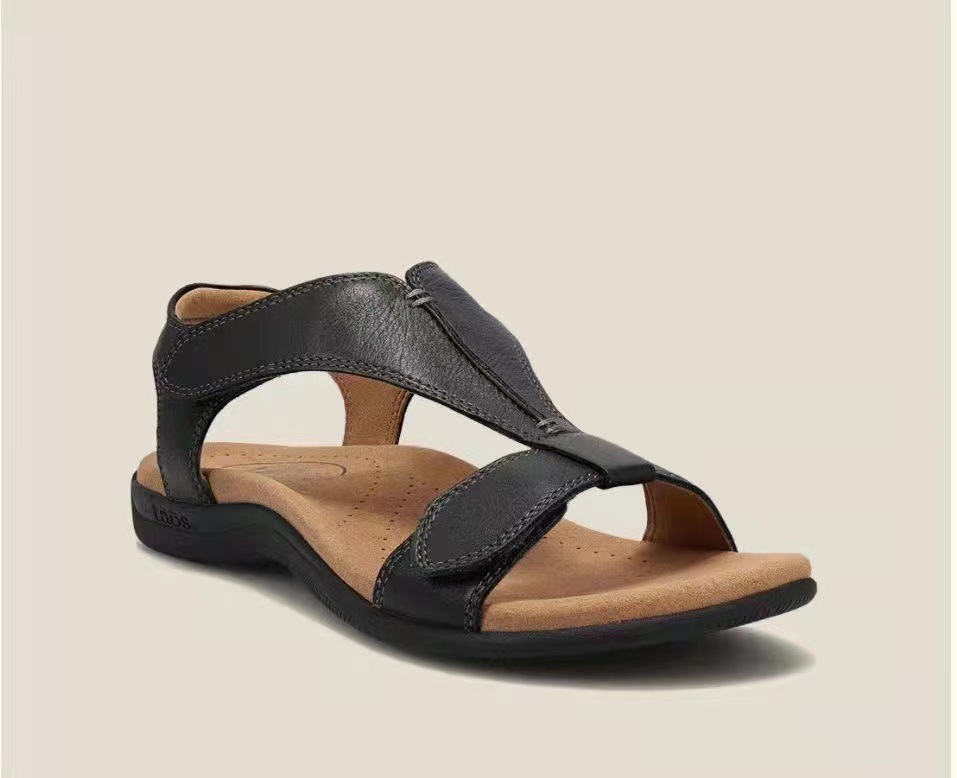 Flat Arch Massage Velcro Casual Beach Sandals