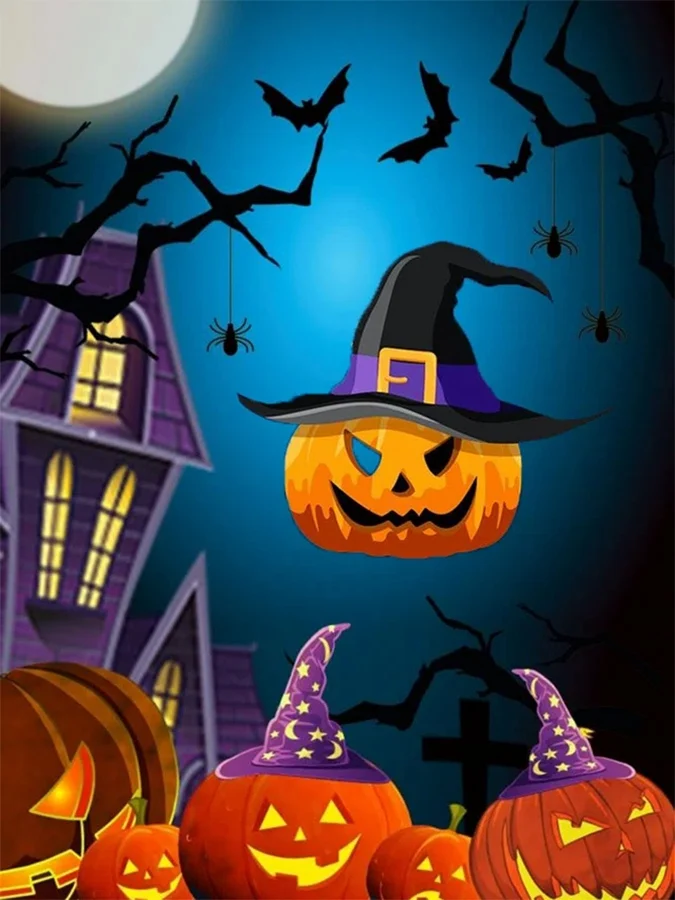 Halloween Print Men'S Shirt