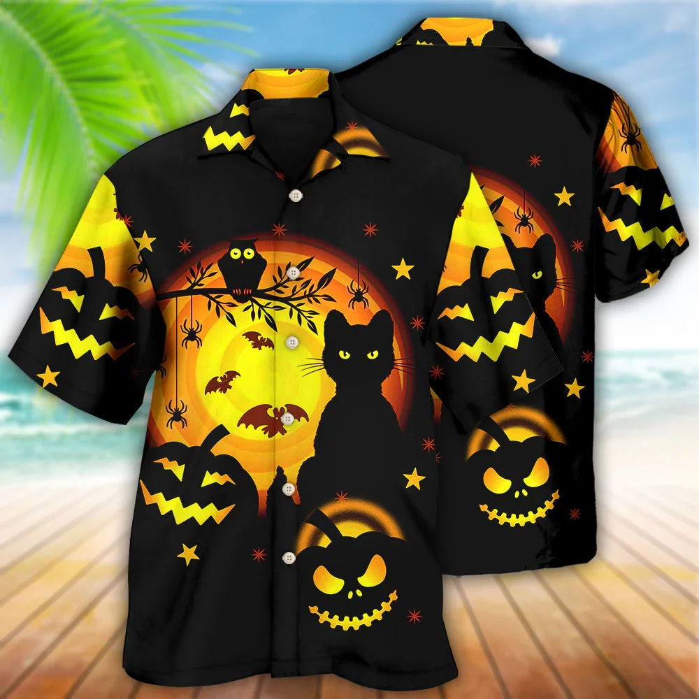 Men's Halloween Fun Horror Lapel Shirt