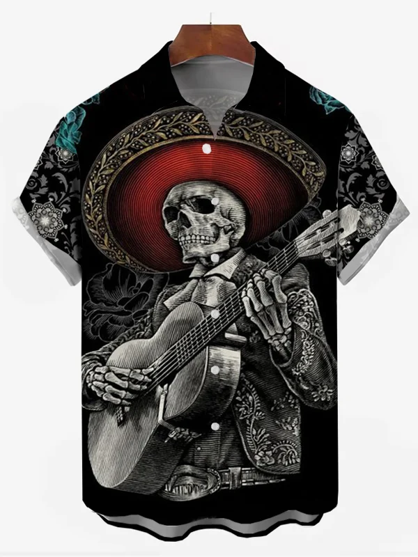 Men's Halloween Musician Fashion Shirt