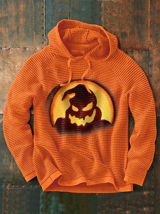 Casual Halloween Print Long Sleeve Sweatshirt