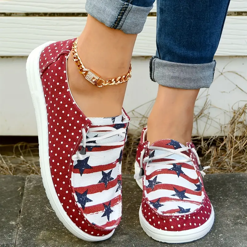 Women's five-pointed star canvas casual shoes