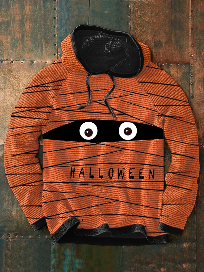 Men's Halloween Print Casual Sweatshirt