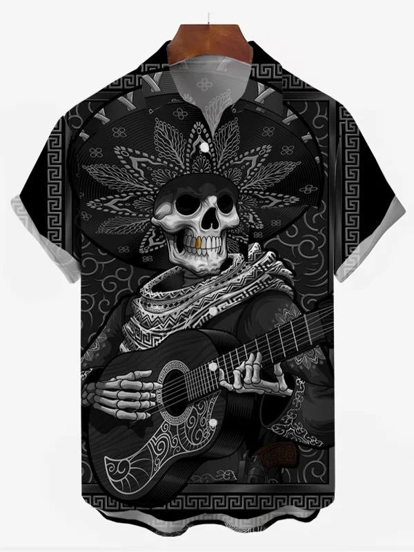 Men's Halloween Musician Fashion Shirt