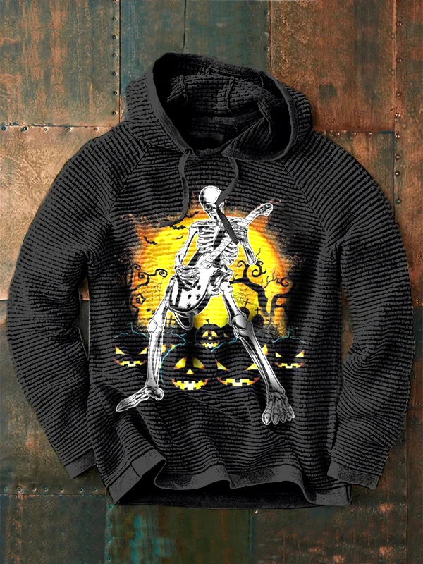 Fashion Casual Music Festival Halloween Print Men's Sweatshirt